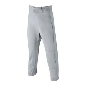 Wilson Gray Youth Poly Warp Knit Baseball Softball Pants Unisex Kids Size M